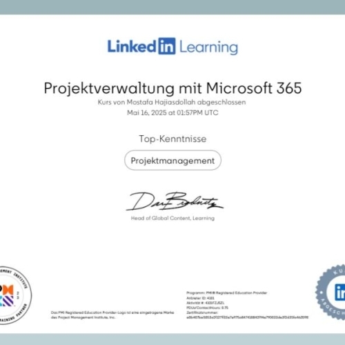 Projektverwaltung mit Microsoft 365